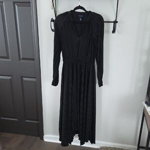 Elegant Black Long Sleeve Dress